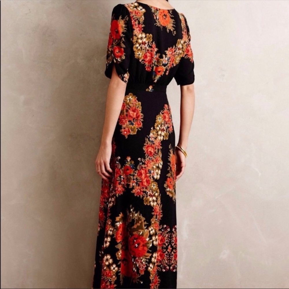 Anthropologie Paper Crown Wreathed Maxi Dress - Picture 2 of 12